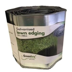 Greenkey Lawn Edge Metal Edging 16cm x 500cm