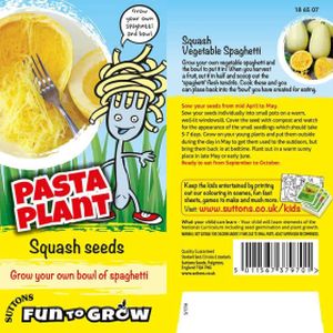 Suttons Fun to Grow Pasta Plant Vegetable Spaghetti
